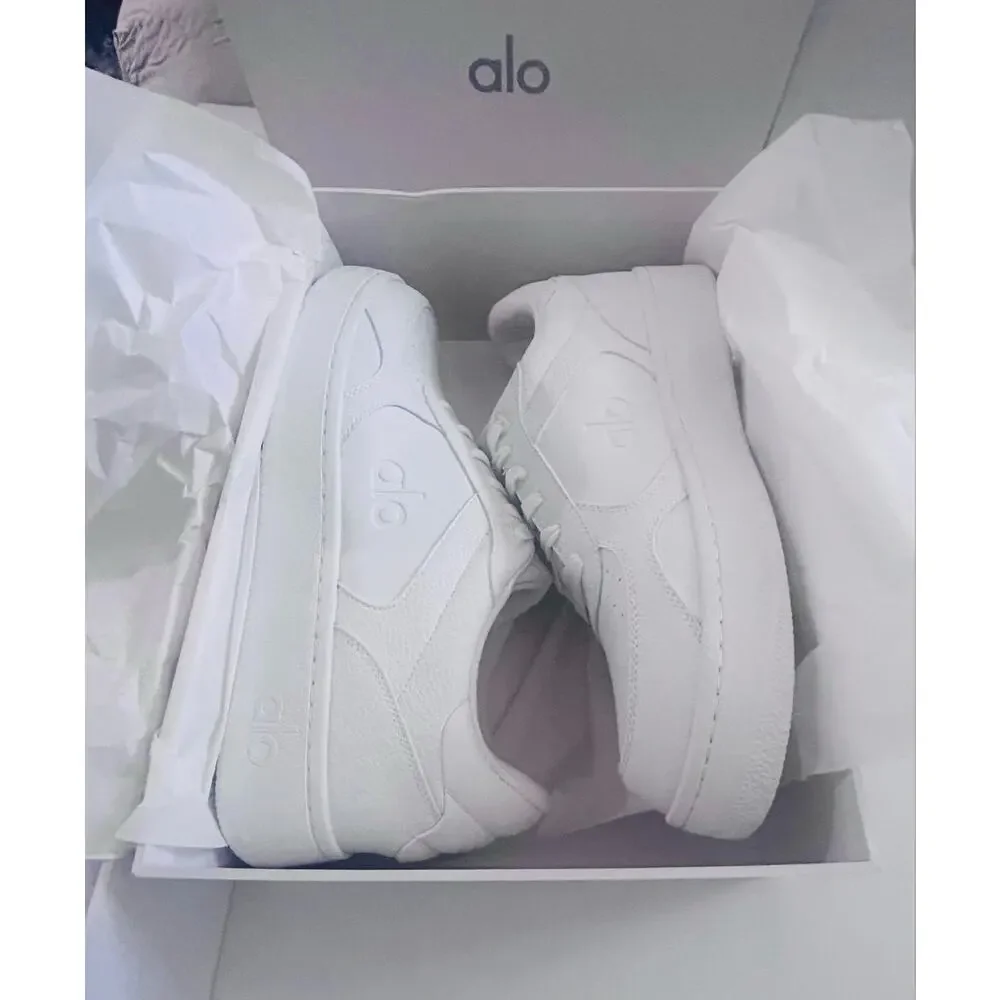 ALO Recovery Mode Sneaker. Men's US Size 11.5 color Natural White. NWT's